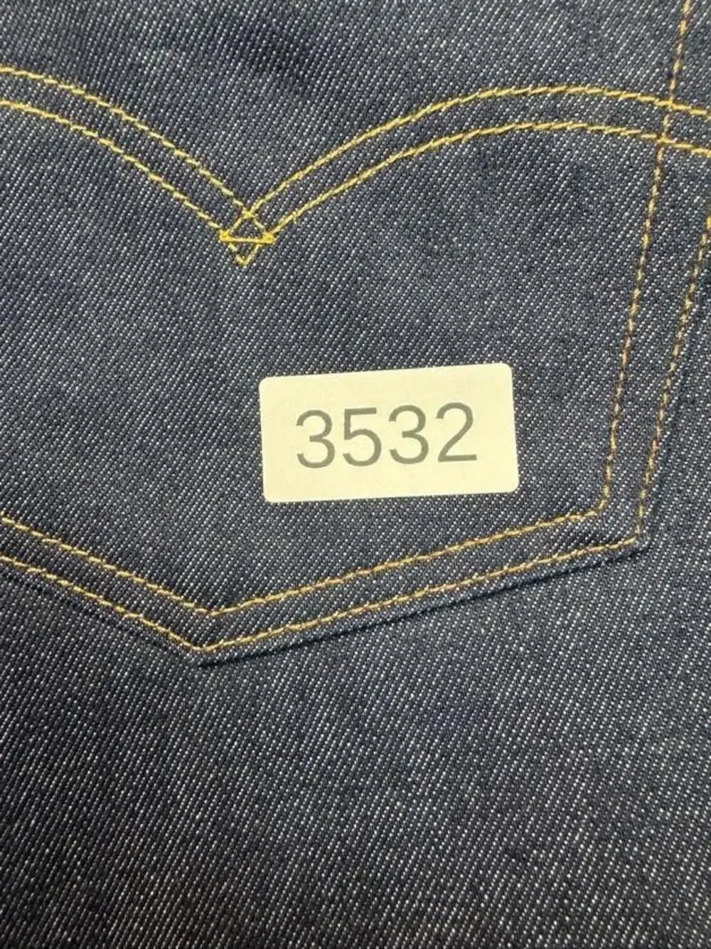 Levi's 501 Jeans Mens 40x36 Blue Raw Denim Button Fly Shrink-To-Fit Straight Leg
